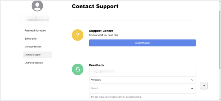 Contact TuneFab Support Center